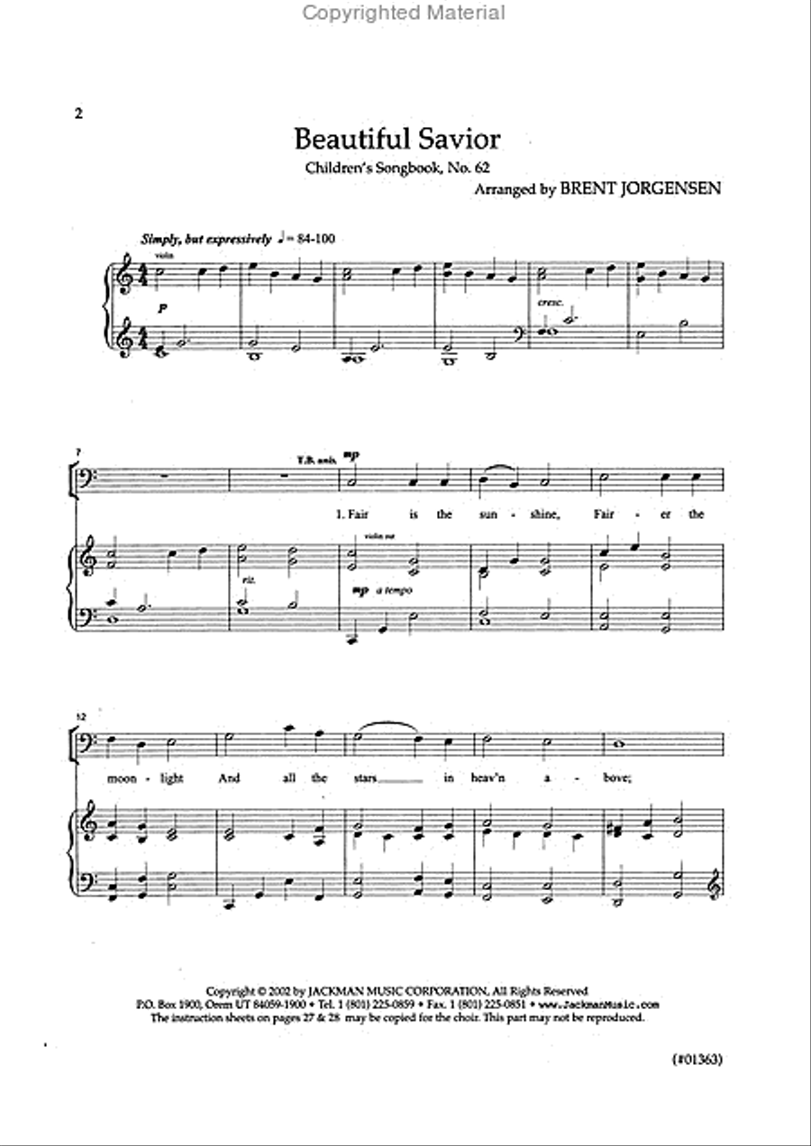 Hymnplicity Easter 4-Part scores gallery preview page 2