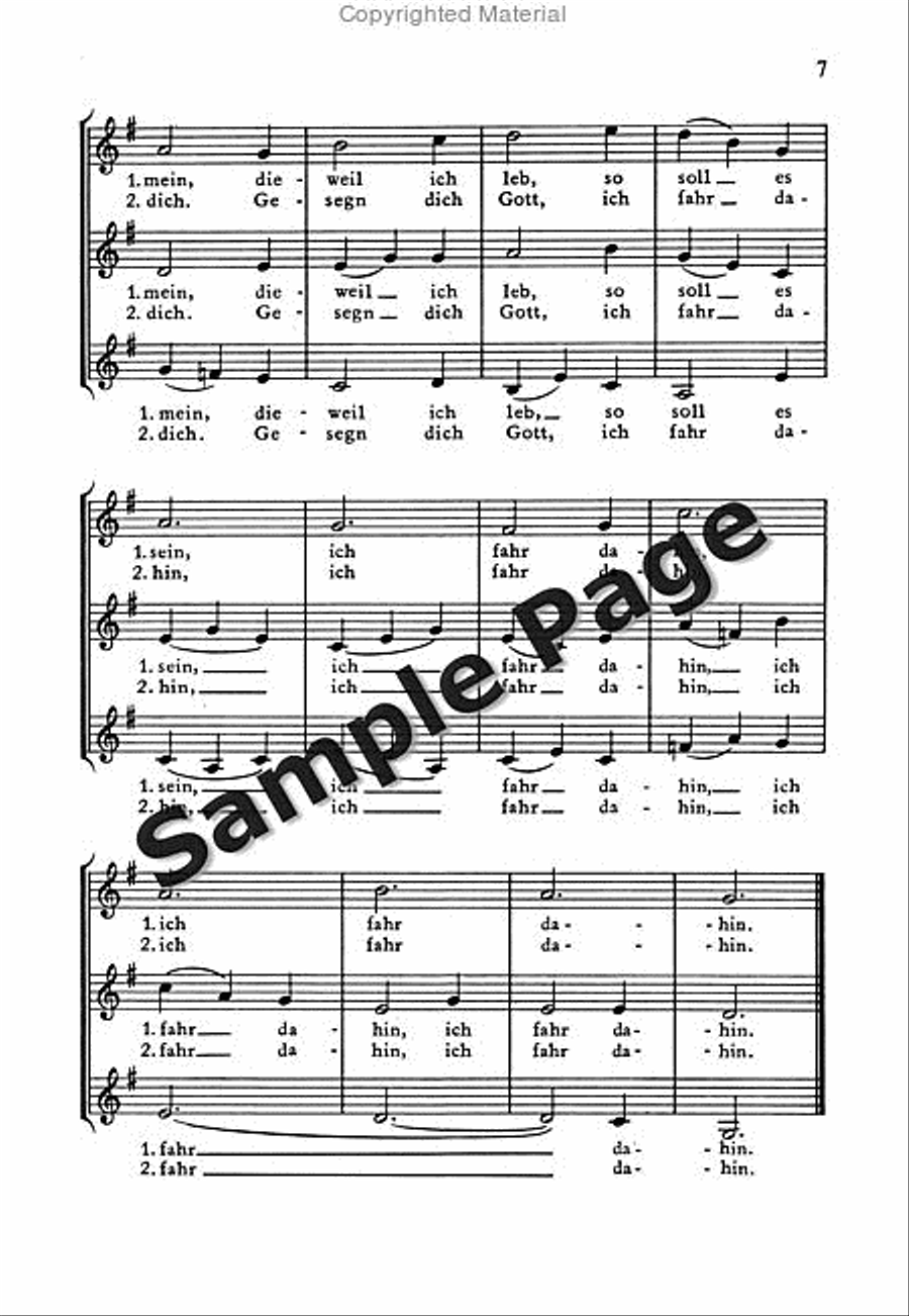 Genzmer H Alte Volkslieder I Neuen S tze Women's Choir scores gallery preview page 8