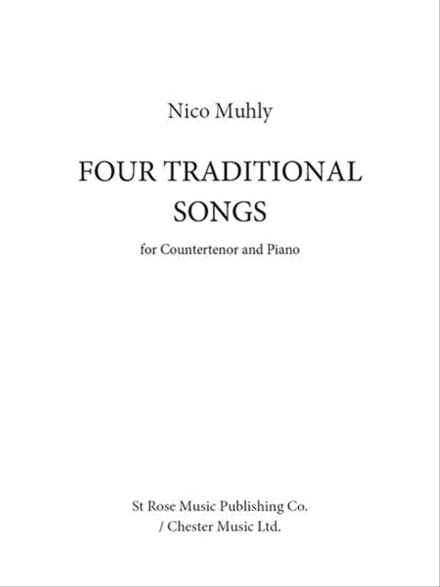 Book cover for 4 Traditional Songs