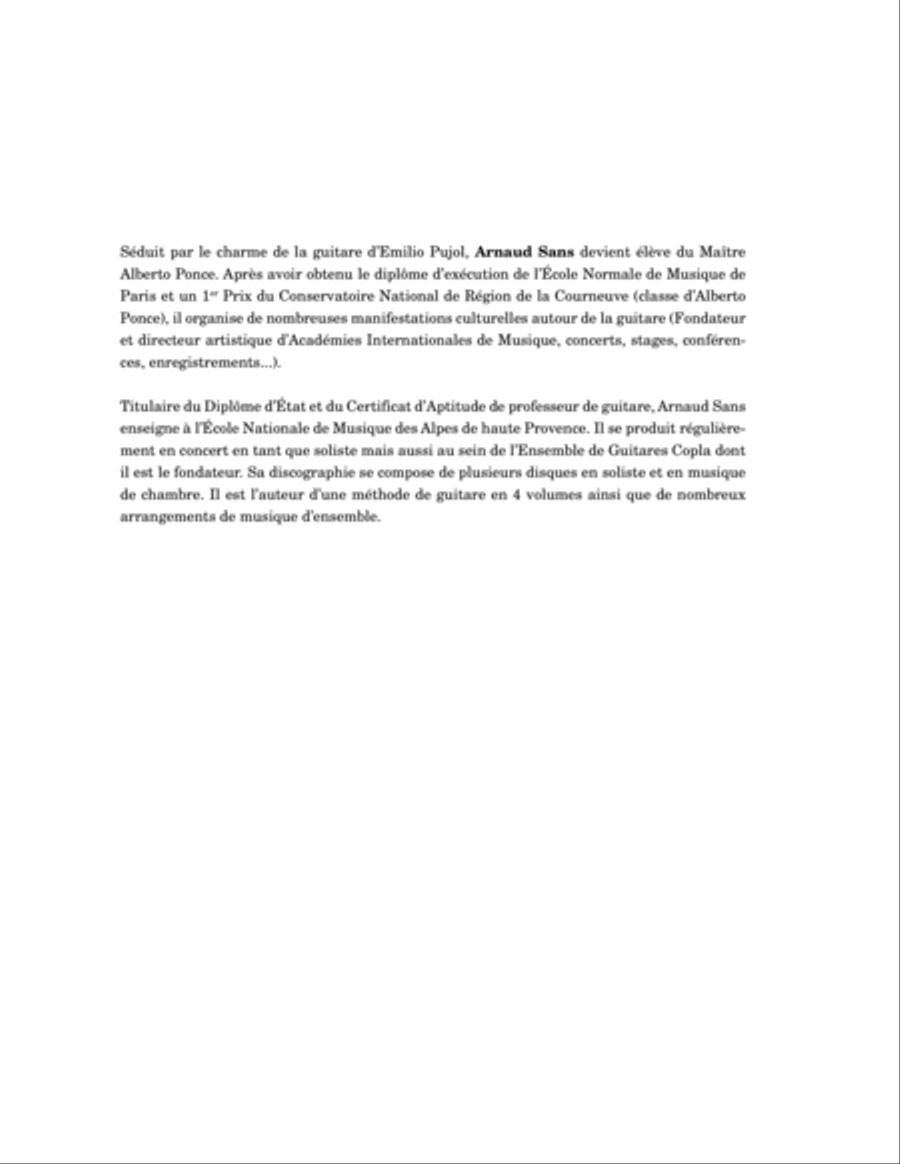 Pavane Pavane Guitar Ensemble scores gallery preview page 2