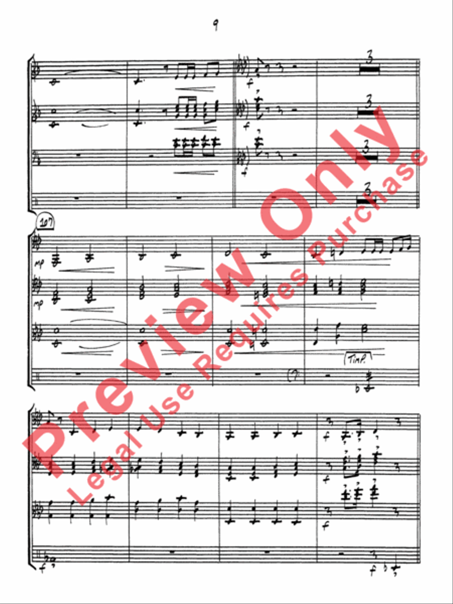 Joyful, Joyful, We Adore Thee Choir scores gallery preview page 10