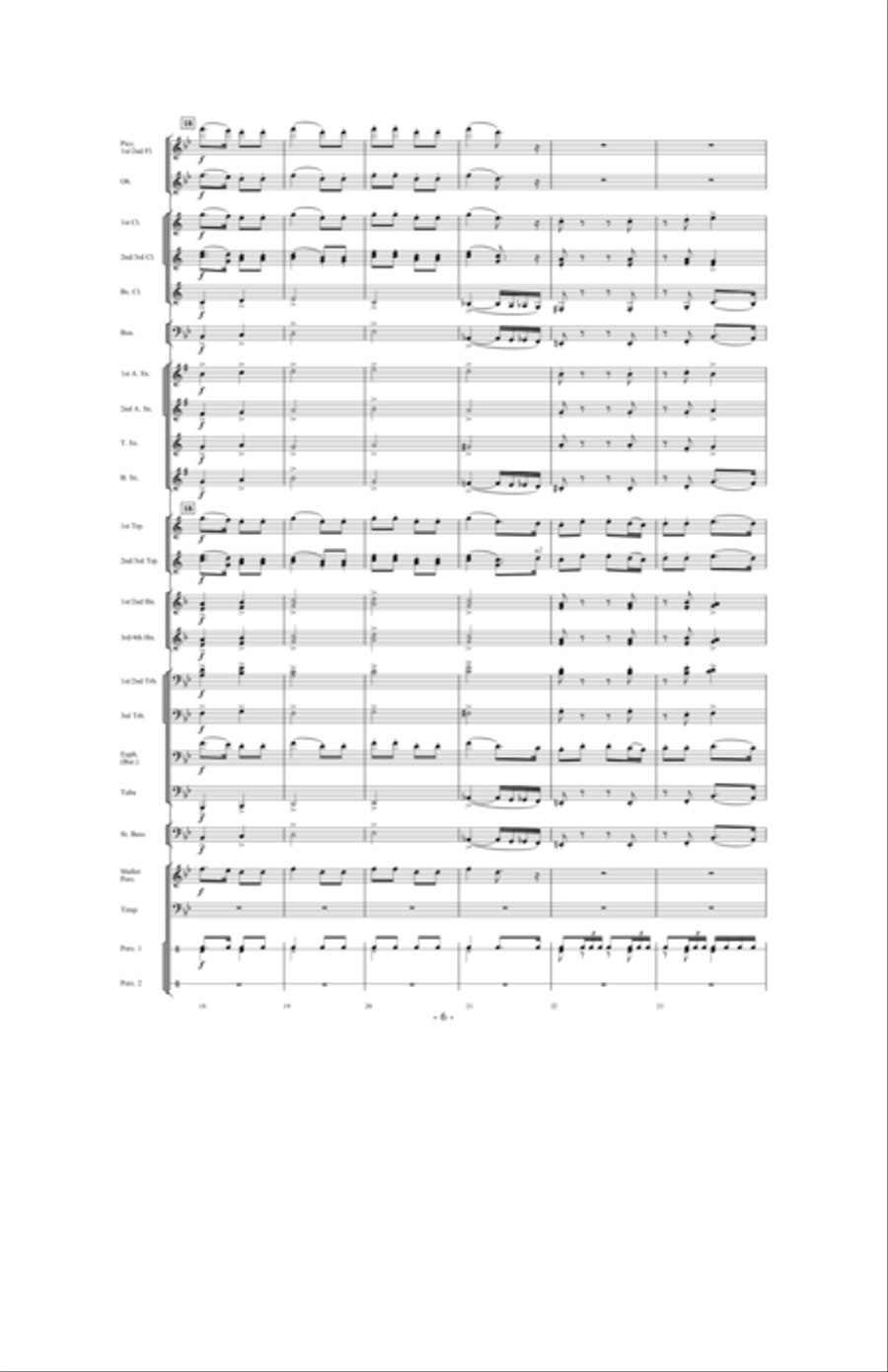 Celebration Folklorique Concert Band scores gallery preview page 5