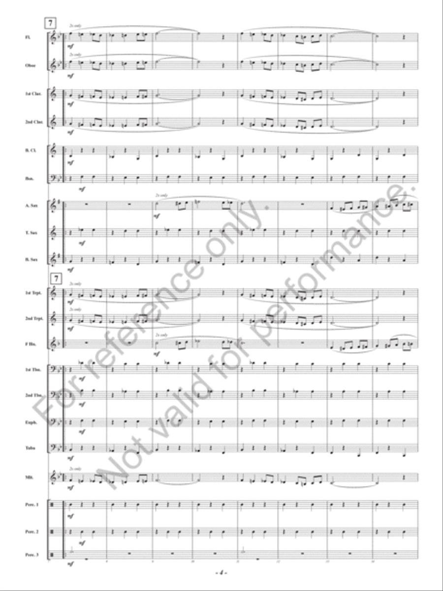 Chromatic Express Concert Band scores gallery preview page 5
