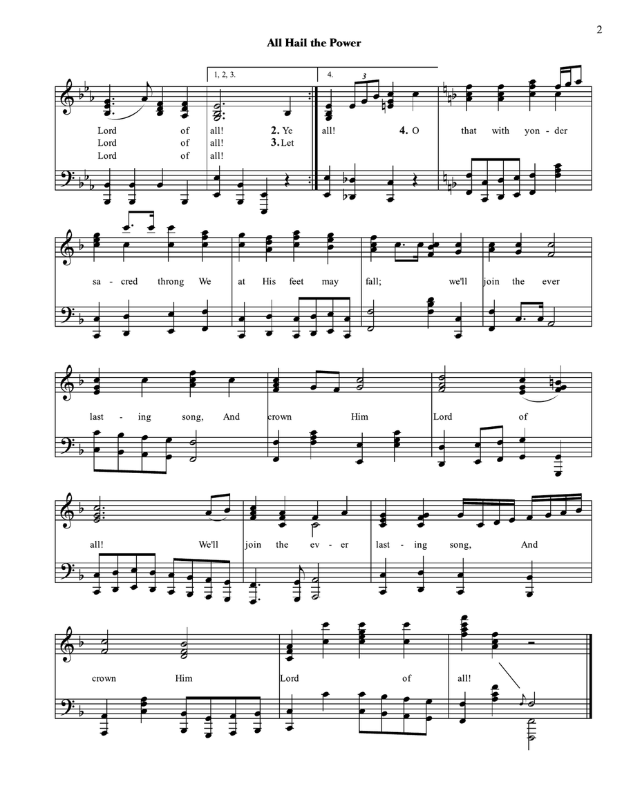 Congregational Piano Hymn Arrangements Booklet One Choir scores gallery preview page 4