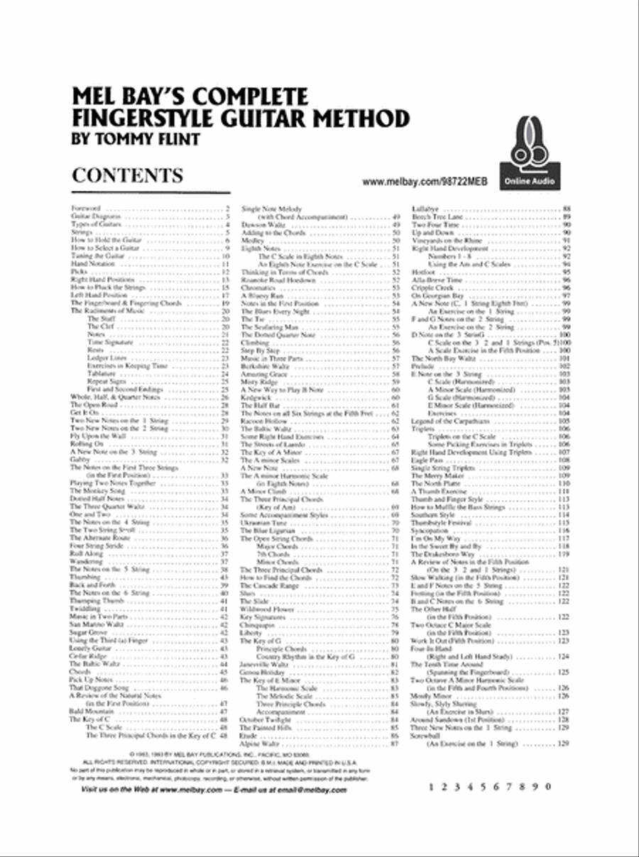 Complete Fingerstyle Guitar Method Acoustic Guitar scores gallery preview page 2