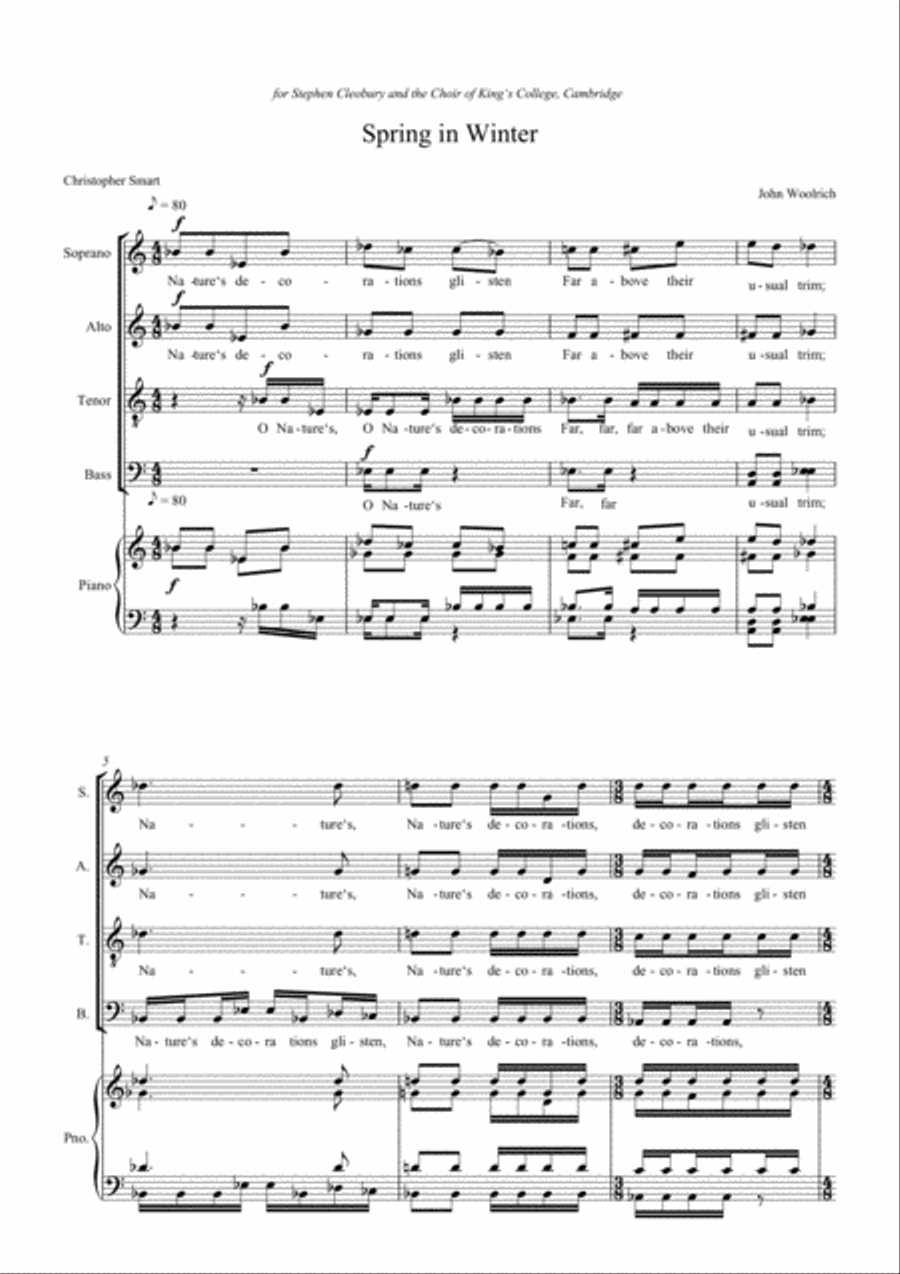 Spring in Winter 4-Part scores gallery preview page 2