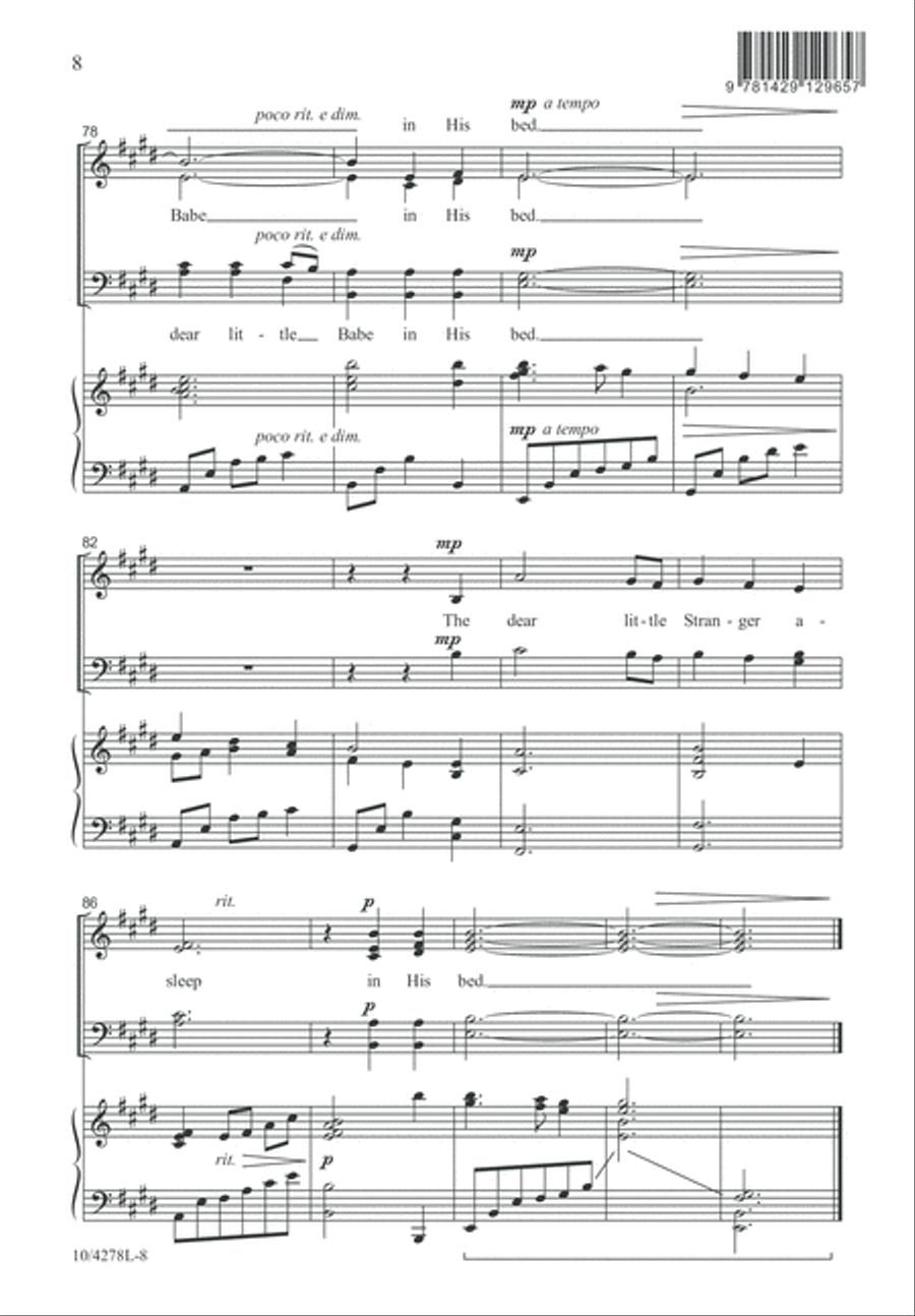 Dear Little Stranger Dear Little Stranger 4-Part scores gallery preview page 8
