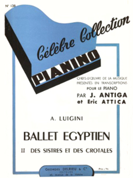 Ballet egyptien No. 2: Des Sistres - Pianino 138