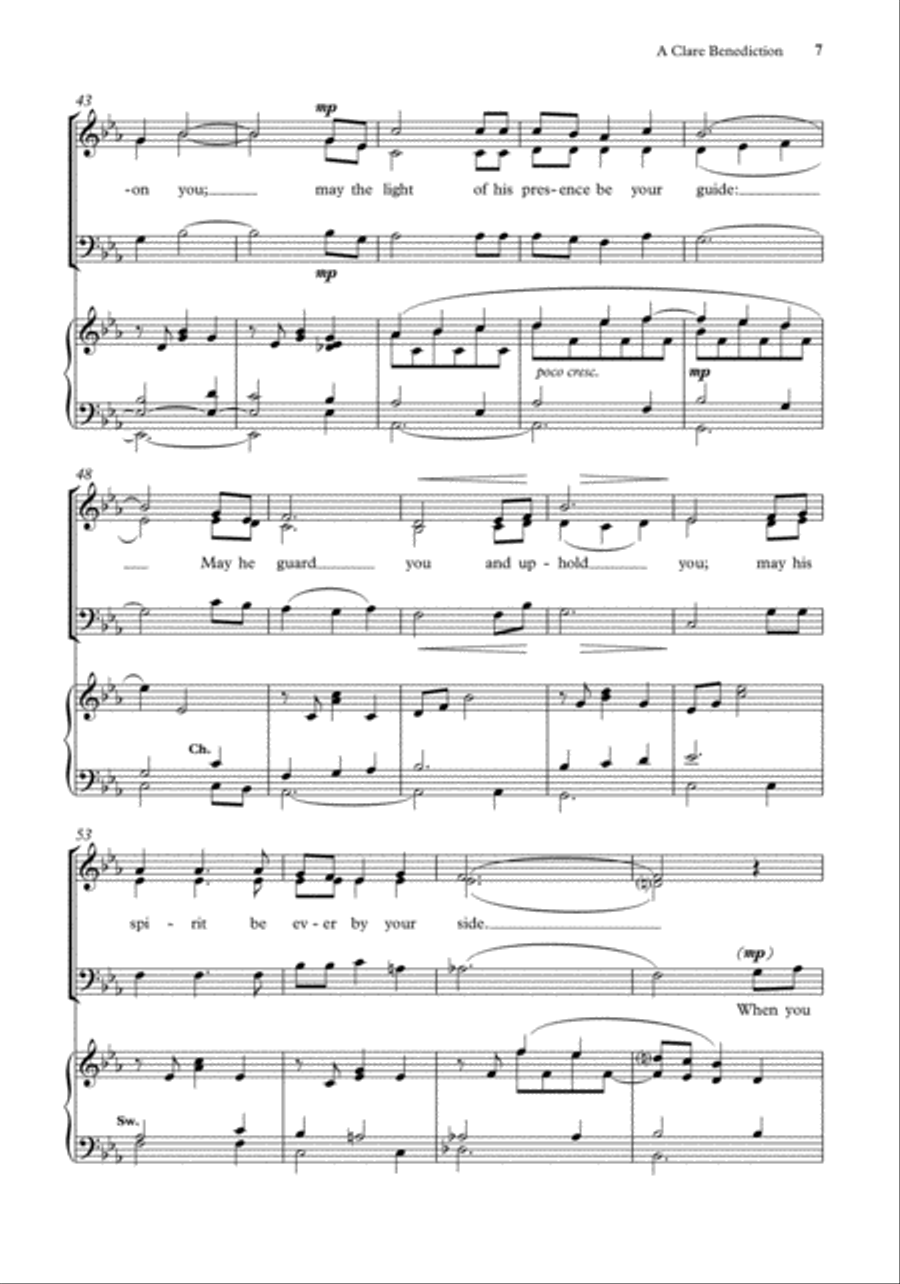 John Rutter Anthems for SA Men SA scores gallery preview page 5