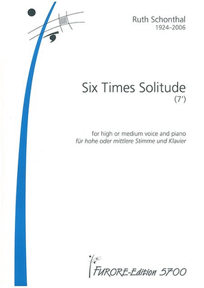 Book cover for Six Times Solitude