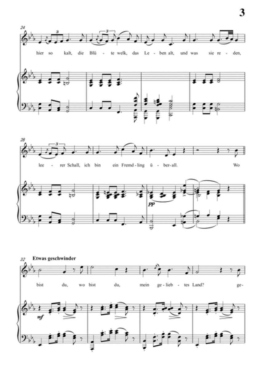 Schubert-Der Wanderer(The Wanderer),Op.4 No.1 in c minor,for Vocal and Piano
