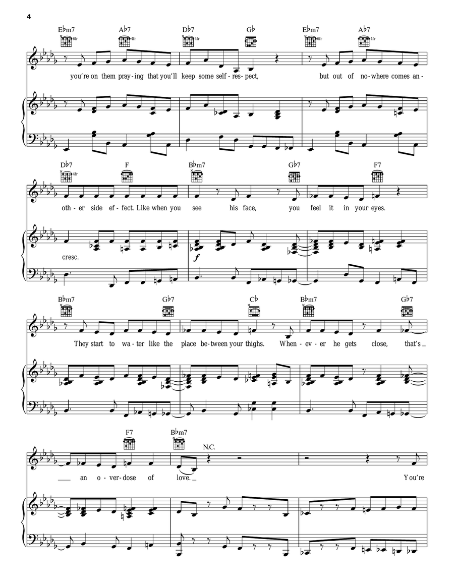 Lovesick (from Women On The Verge Of A Nervous Breakdown) Acoustic Guitar scores gallery preview page 4