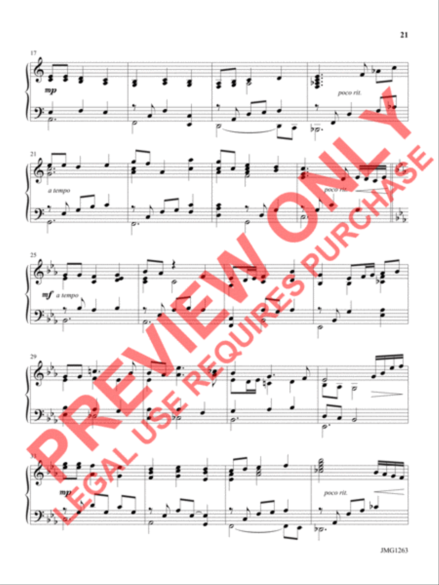 A Peaceful Noel Piano Solo scores gallery preview page 19