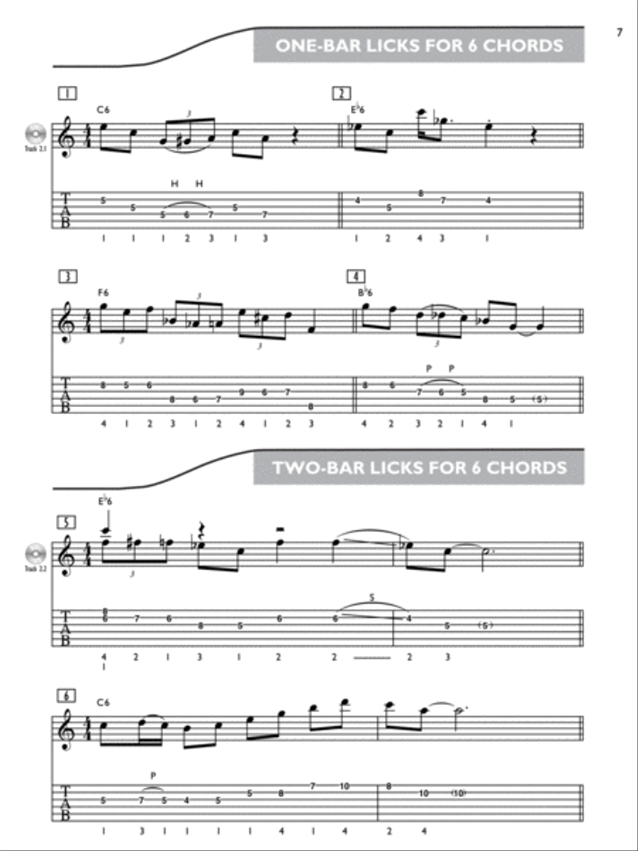 Jazz Licks Encyclopedia Electric Guitar scores gallery preview page 4