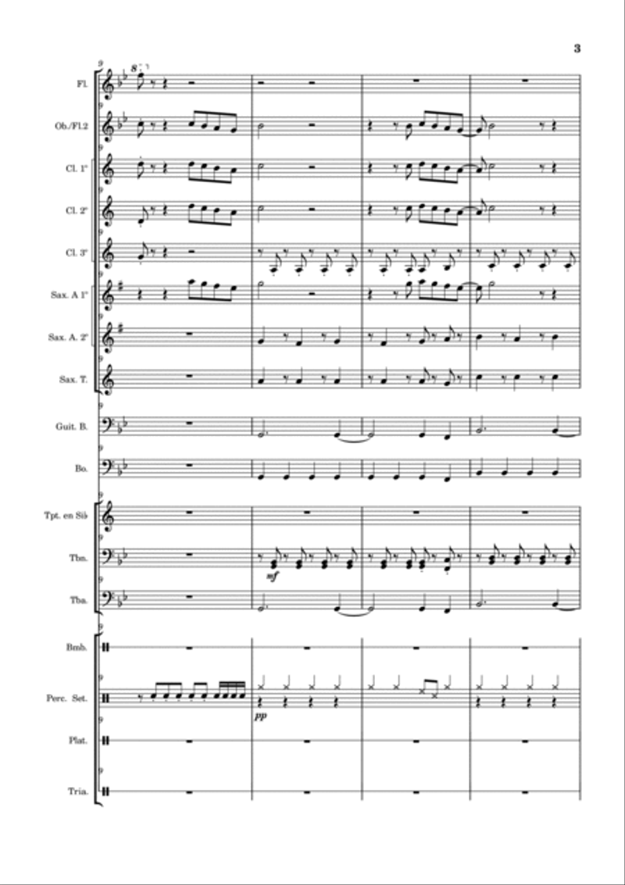 Tattoo Tattoo Marching Band scores gallery preview page 3