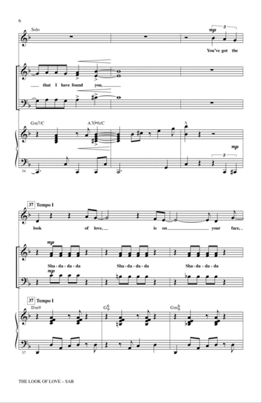 The Look Of Love The Look Of Love 3-Part scores gallery preview page 5