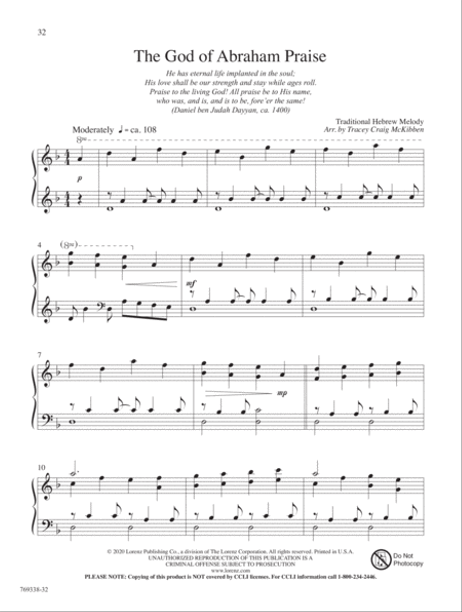 Make His Praise Glorious! Piano Solo scores gallery preview page 10