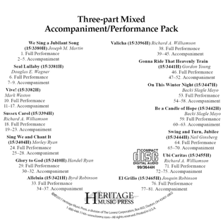 Book cover for Three-part Mixed CD Pack (2017)