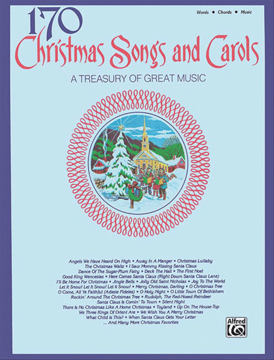 170 Christmas Songs and Carols Piano, Vocal, Guitar scores gallery preview page 1
