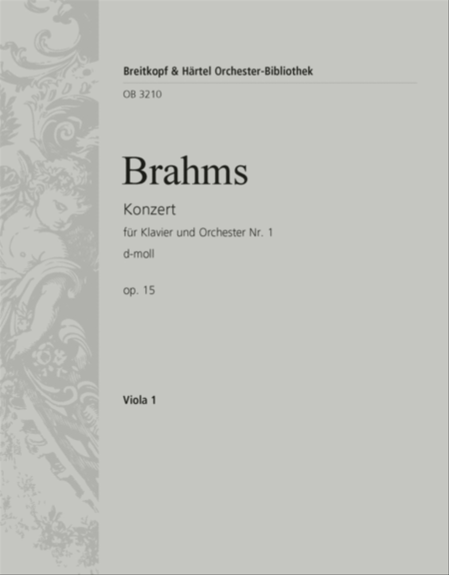 Piano Concerto No. 1 in D minor Op. 15 Orchestra scores gallery preview page 1