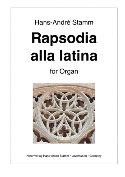 Rapsodia alla latina for organ