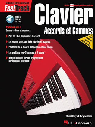 Book cover for FastTrack Keyboard Chords & Scales – French Edition