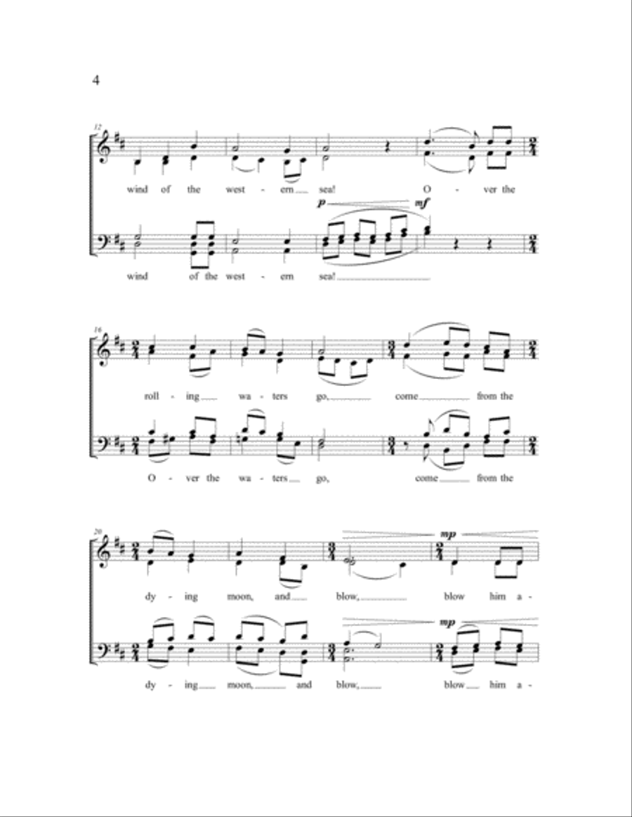 Sweet and Low 4-Part scores gallery preview page 3