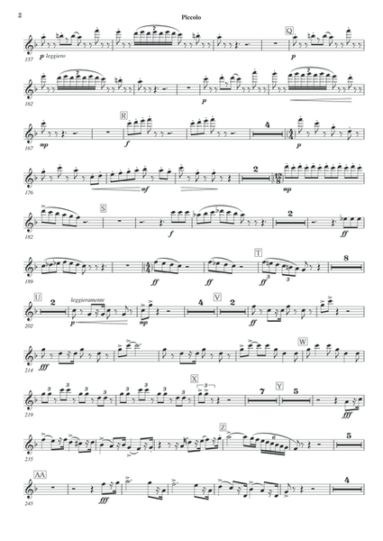 Symphony No.6 Pathetique Movement III [Parts] Solo Flute, 1st, 2nd Flute, Piccolo