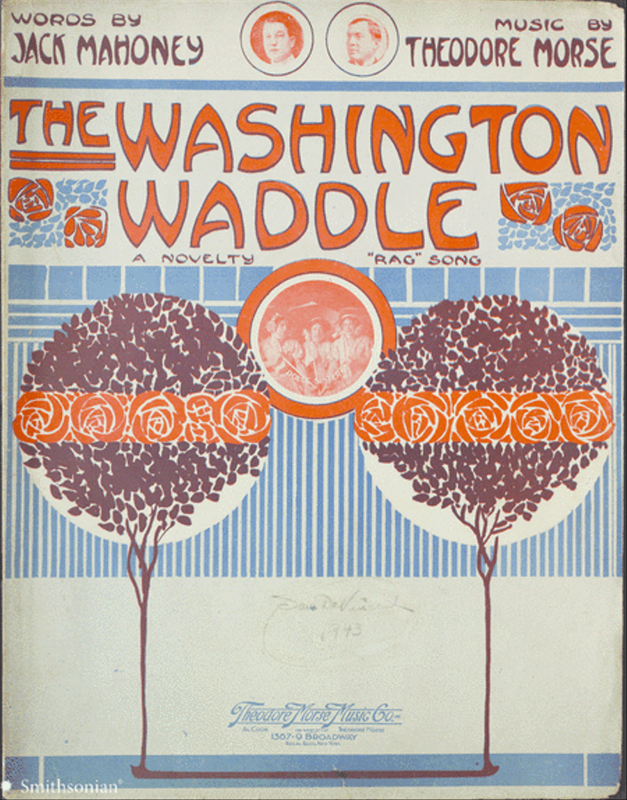 The Washington Waddle Piano, Vocal scores gallery preview page 1