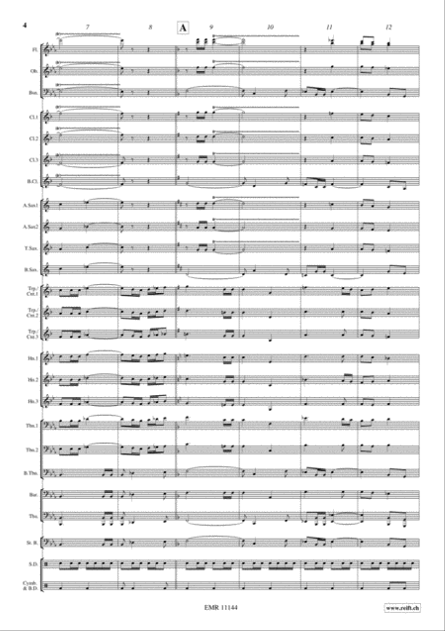 Walking With God Concert Band scores gallery preview page 5