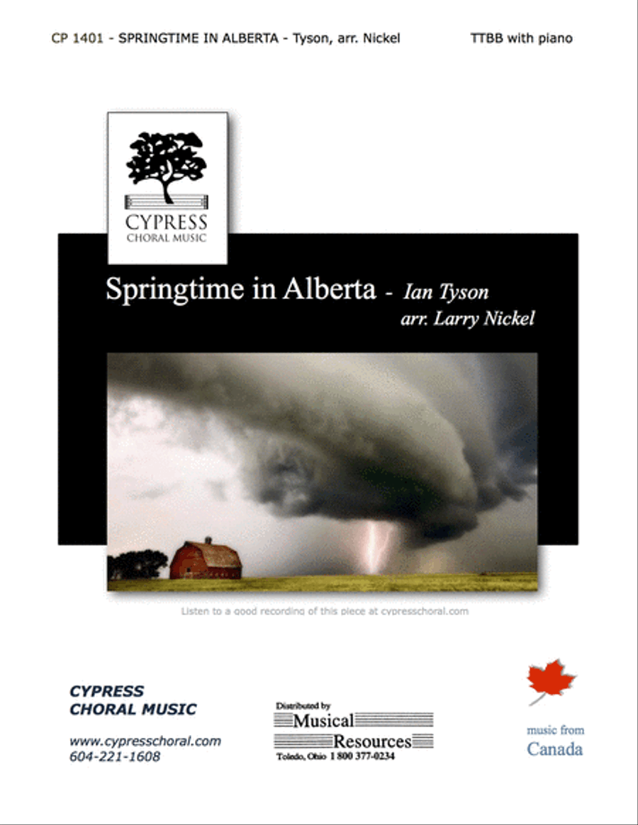 Springtime In Alberta TTBB scores gallery preview page 1