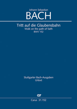 Book cover for Walk on the path of faith (Tritt auf die Glaubensbahn)