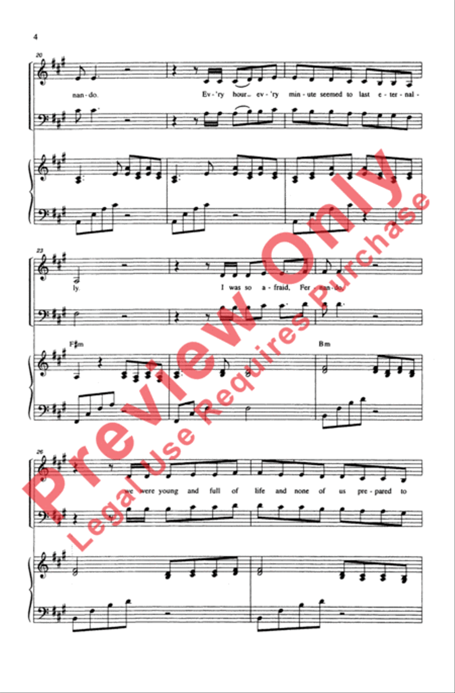 ABBA Forever! ABBA Forever! 4-Part scores gallery preview page 4