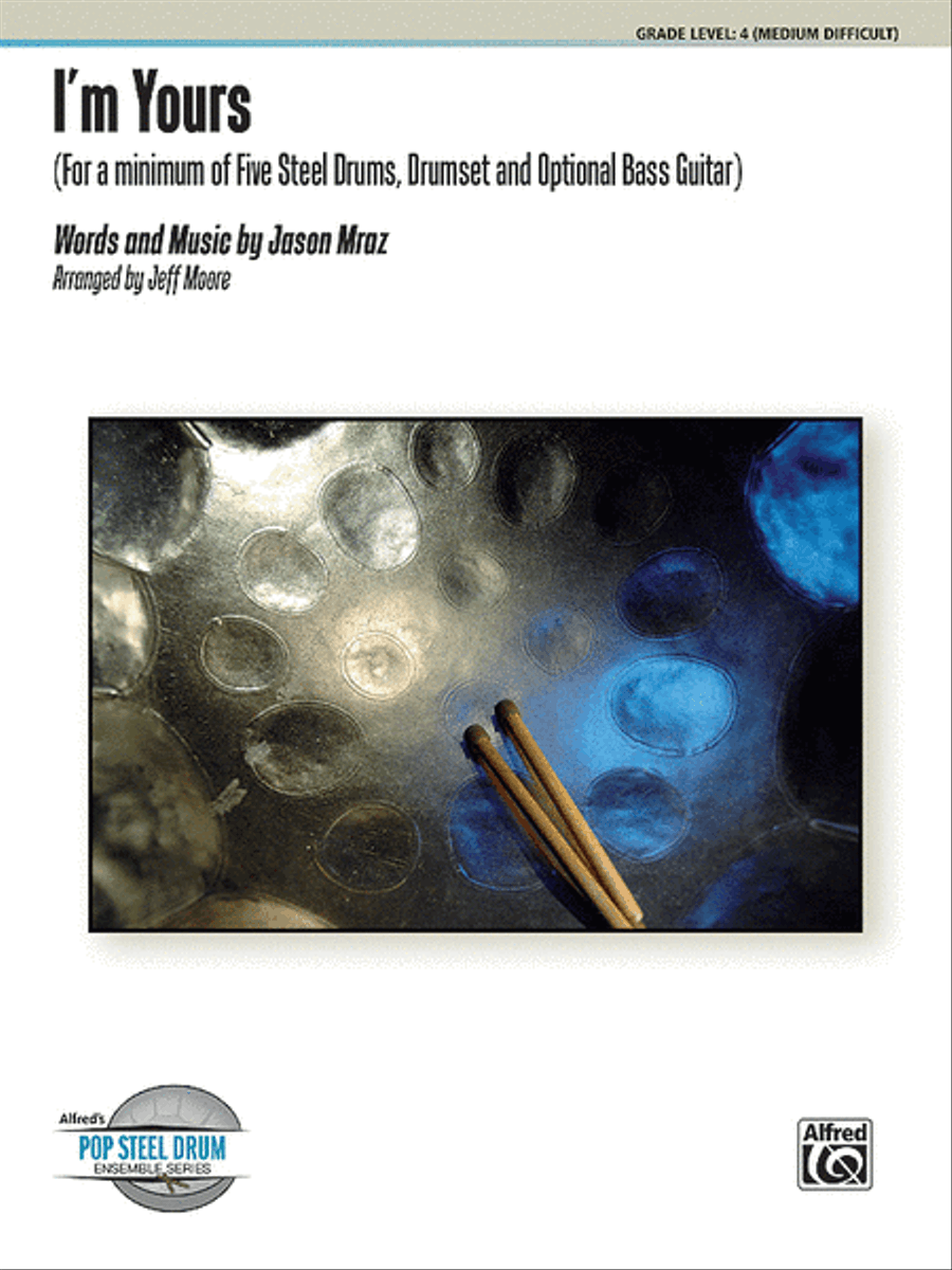 I'm Yours Steel Drum Band scores gallery preview page 1