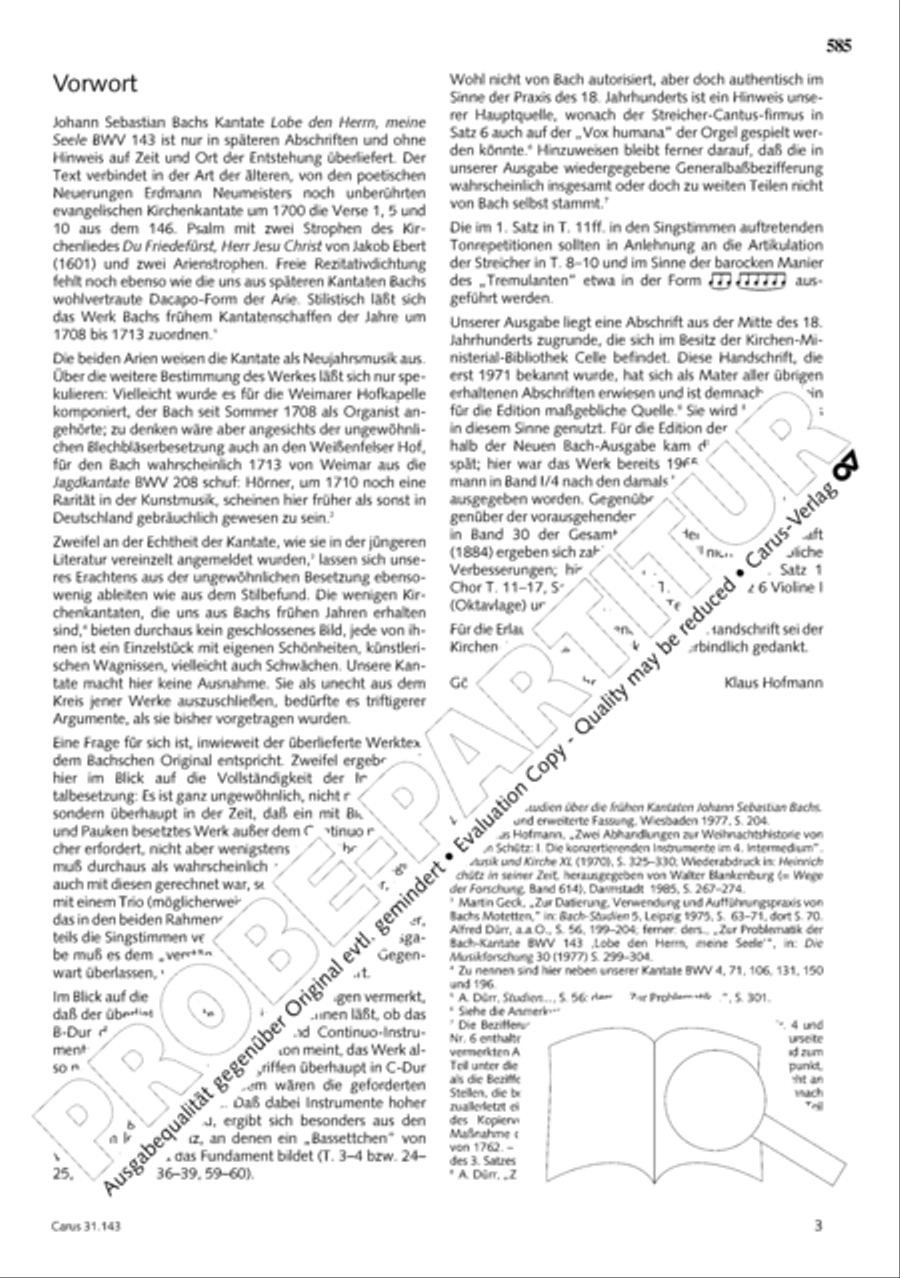 The Complete Sacred Vocal Works (Das geistliche Vokalwerk) Voice scores gallery preview page 586