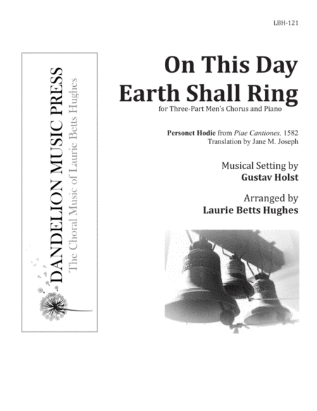 On This Day Earth Shall Ring (Personet Hodie) [Three-Part Men's Choir] image number null