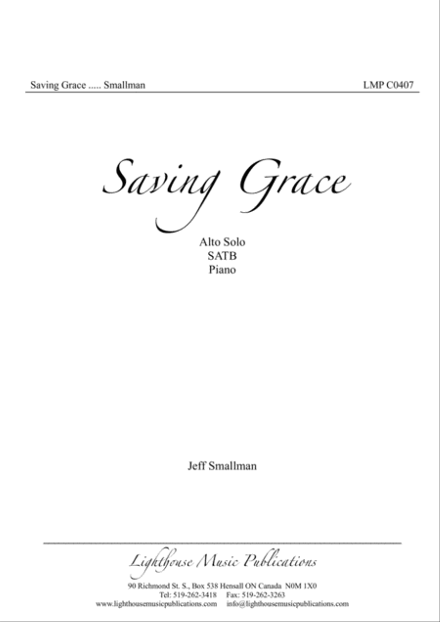 Saving Grace Saving Grace 4-Part scores gallery preview page 2