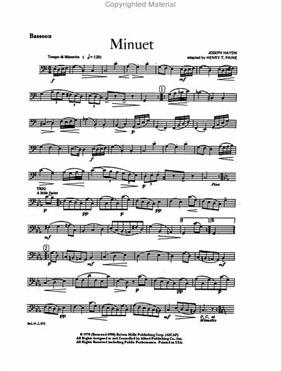 Minuet Minuet Small Ensemble scores gallery preview page 3
