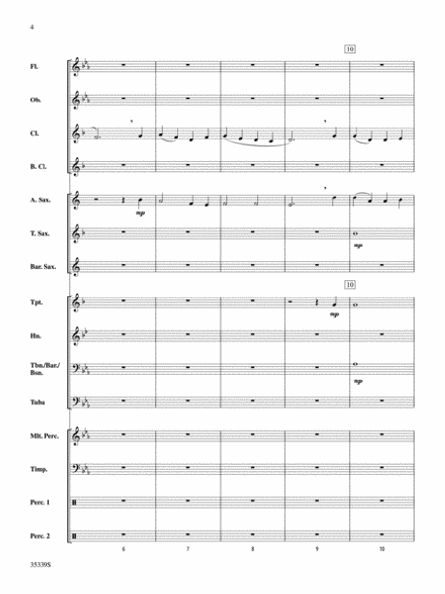 O Come Emmanuel O Come Emmanuel Concert Band scores gallery preview page 3
