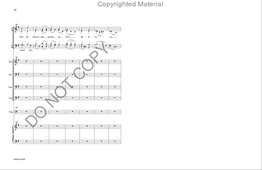 Hail the Day That Sees Him Rise - Full Score 4-Part scores gallery preview page 23