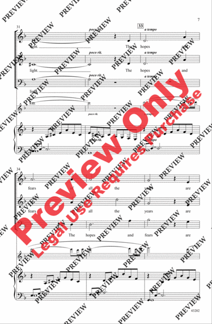Prelude to Bethlehem 3-Part scores gallery preview page 7