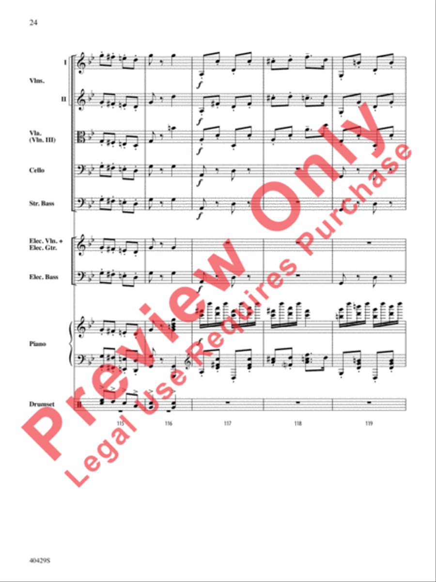 Wish Liszt Wish Liszt String Orchestra scores gallery preview page 25
