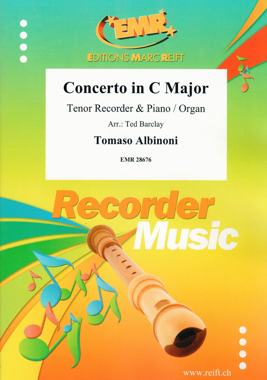 Concerto in C Major Concerto in C Major Tenor Recorder scores gallery preview page 1