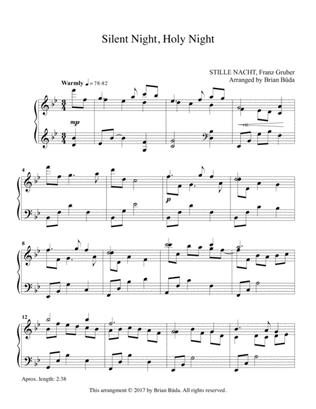 Silent Night, Holy Night - Piano solo