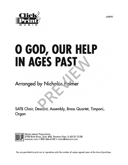 O God, Our Help in Ages Past image number null