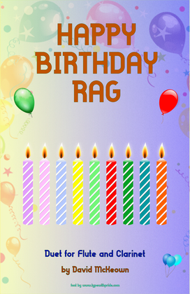 Happy Birthday Rag, for Flute and Clarinet Duet