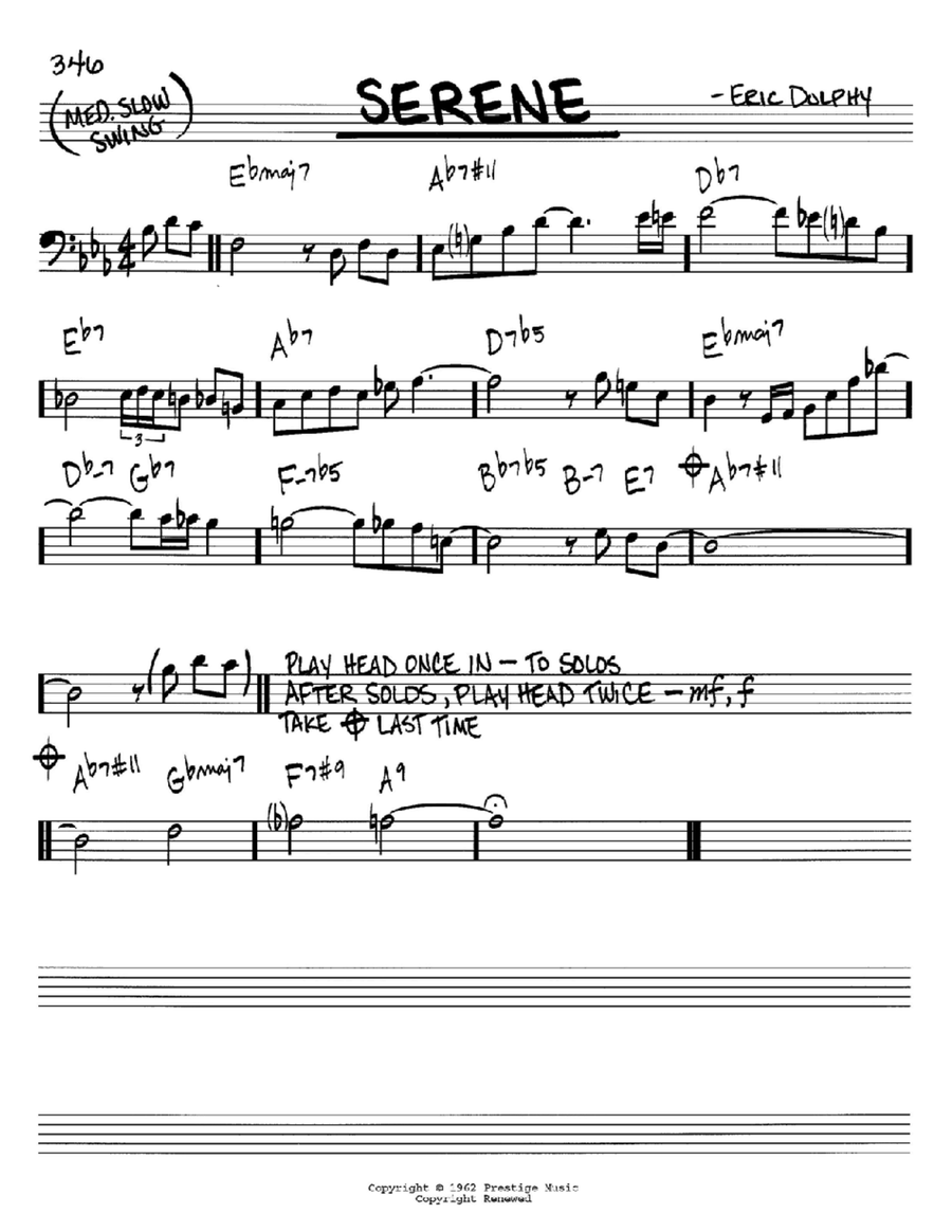 Serene Serene Piano scores gallery preview page 1