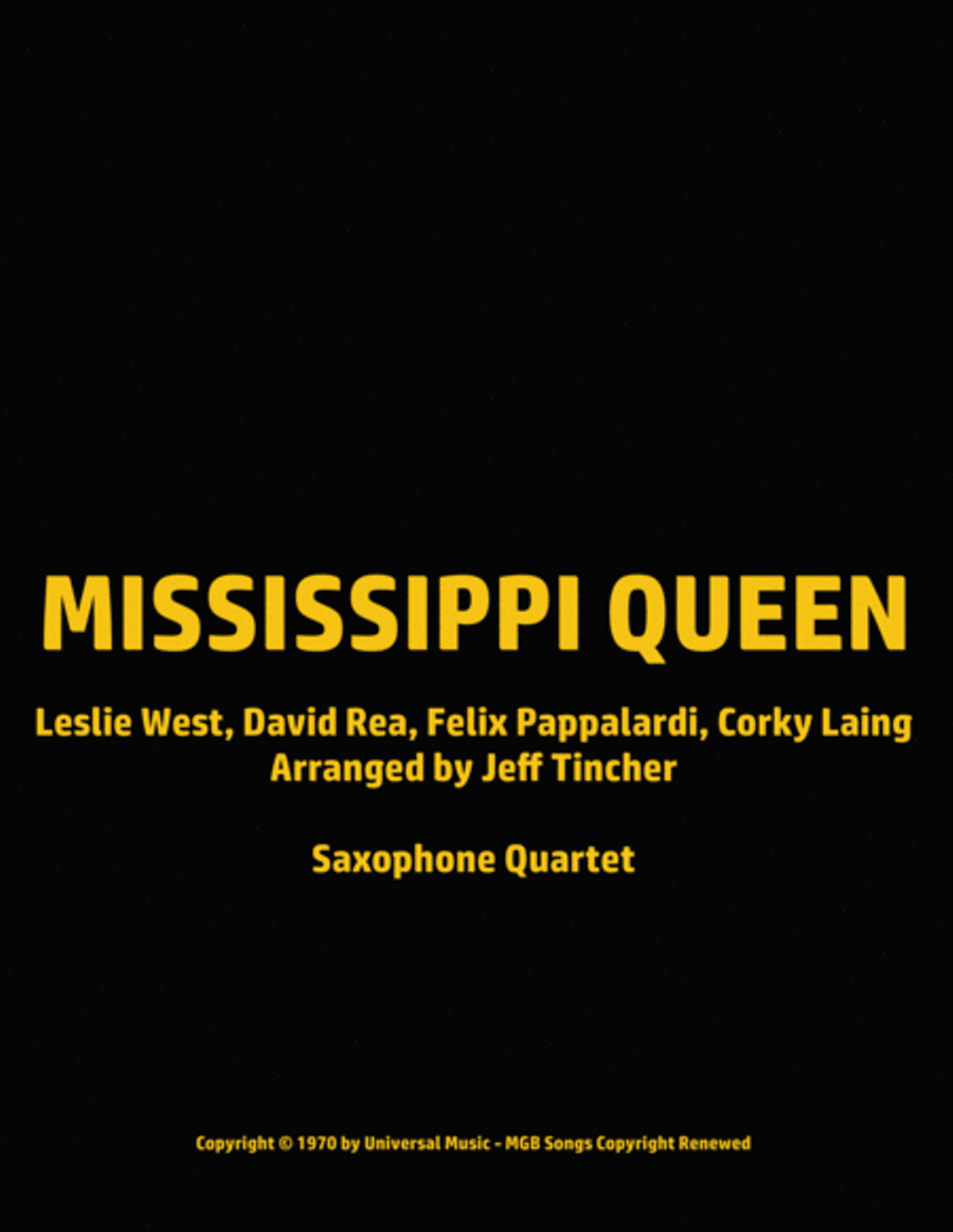 Mississippi Queen Woodwind Quartet scores gallery preview page 1