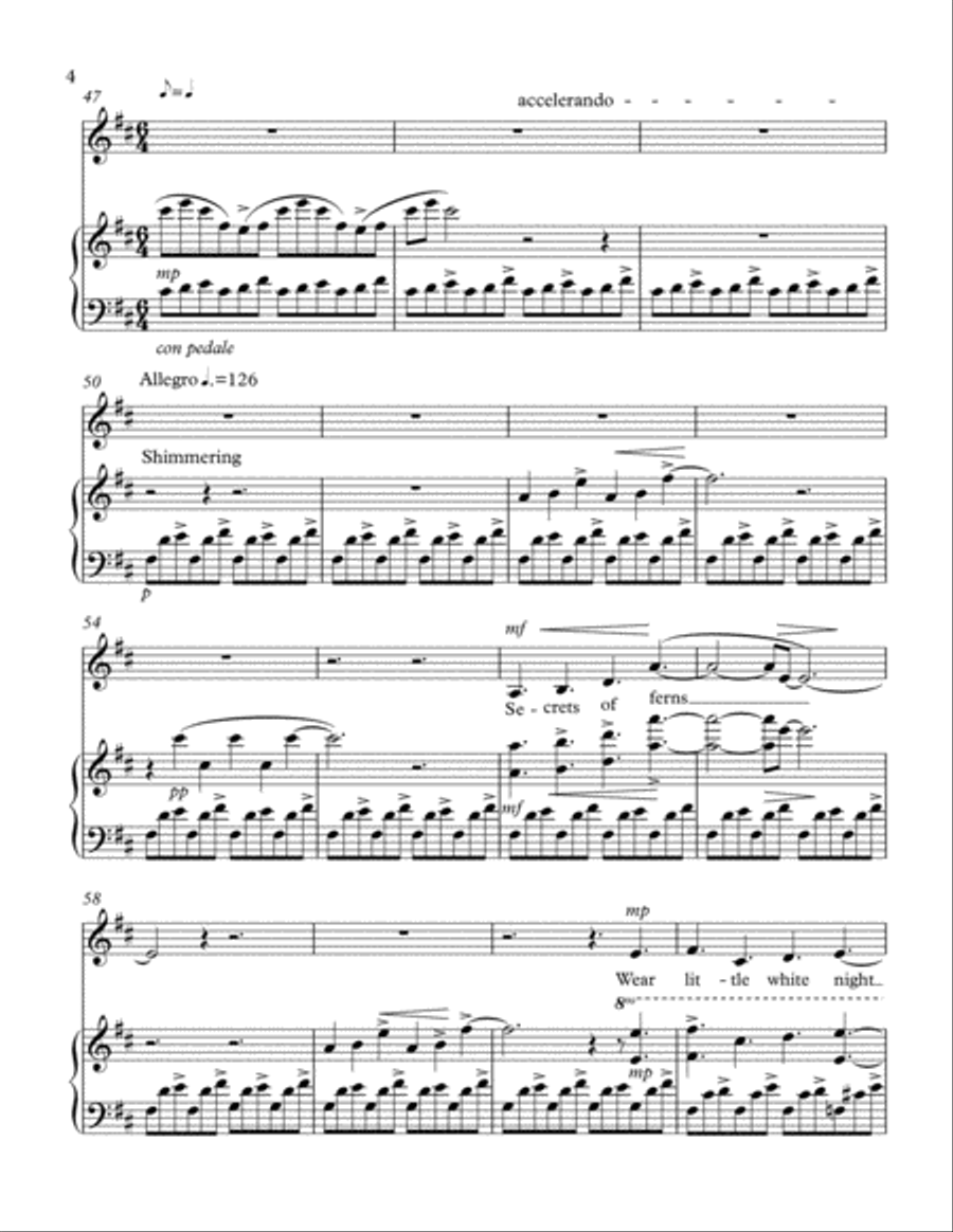 Secrets of Ferns Voice scores gallery preview page 4