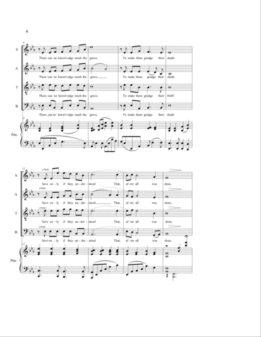 All That They Had They Gave 4-Part scores gallery preview page 3